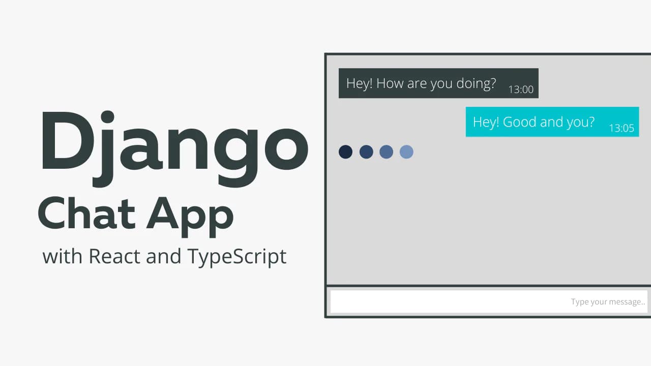 build a chat app with django channels